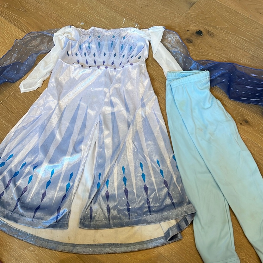 Used Good Condition Elsa Toddler Costume